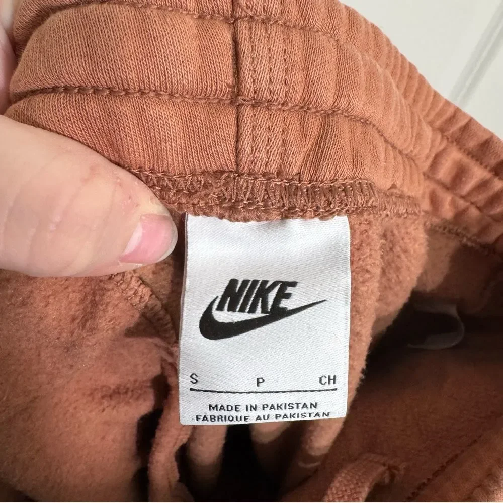 Nike Burnt Orange Athletic Jogger Sweatpants